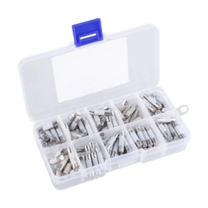 Fine Fuses with Storage Box Pack of 100 Ceramic Tubes 5x20mm Glass Tubes 250V - Zdjęcie 1 z 8