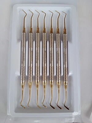 NOMI BROTHERS 7 pcs/set Dental Composite Resin Filling Spatula Repair Restorative Instruments