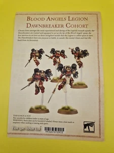Forge World Blood Angels Legion Dawnbreaker Cohorte Instrucciones de montaje - Imagen 1 de 2