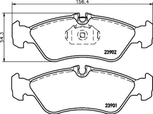 Mintex MDB3013 Brake Pad Set - Picture 1 of 5