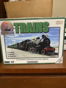 Trains Complete Motion Picture Library (DVD 2009 24-Disc Set) Topics Ent. New - Picture 1 of 8