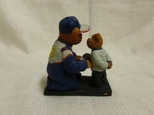 Jimmie Johnson With Boy Bear Lowes Boyds Bear Nascar Racing Figurine 919355 - Picture 1 of 6