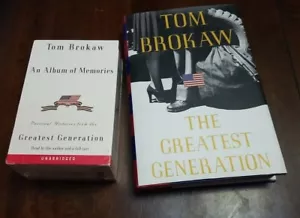 The Greatest Generation by Tom Brokaw (1998, Hardcover) - Includes Audiobook - Picture 1 of 2