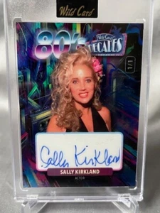 2024 Wild Card Decades - SALLY KIRKLAND SP AUTO TRUE 1/1 ANNI 80 ANNA - Foto 1 di 3
