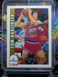 1992-93 Hoops #476 Tom Gugliotta RC Washington Bullets - Bild 1 von 3