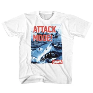 Kids Jaws Attack Mode Movie Shirt - Picture 1 of 3