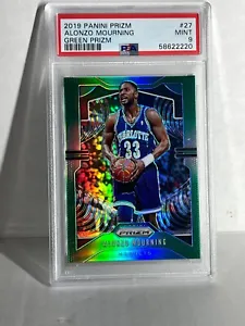 2019-20 Panini Prizm Prizms Green #27 Alonzo Mourning  PSA 9 - Picture 1 of 1