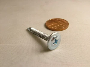 Wafer flange head tek screws self drilling screw 4.2x32mm, drill point,pack 100 - Picture 1 of 3