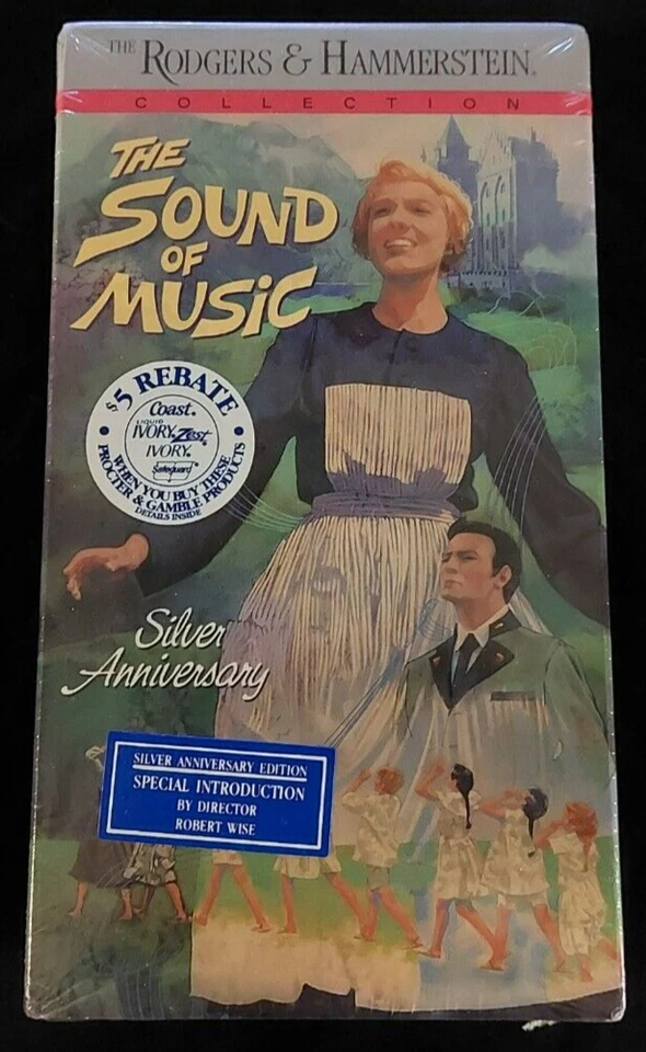 The Sound Of Music VHS 2-Tape Set  Rodgers & Hammerstein Collection  1991 Sealed - Image 1 of 2