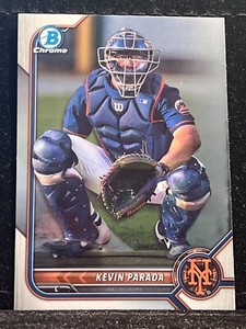 2022 Bowman Chrome Draft Image Variation SP #BD47 Kevin Parada in catchers gear
