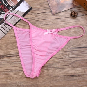 Men Sissy Pouch G-string Bikini Brief Underwear Lingerie Thong Panties AU - Picture 1 of 19