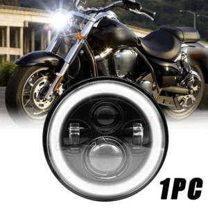For Kawasaki VN Vulcan 500 750 800 900 1500 1700 7"inch LED Headlight DRL Lamp - Picture 1 of 11