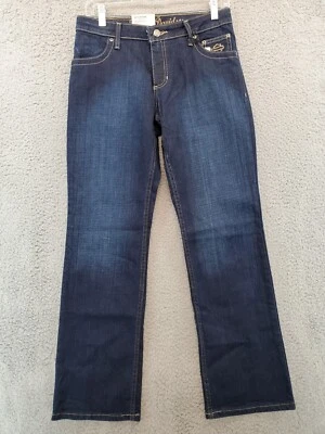 Harley Davidson Women’s Dark Wash Bootcut Jeans Size 4 Petite NWT - Image 1 of 4