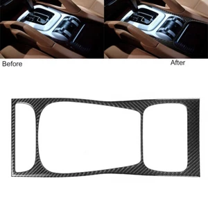 Carbon Fiber Console Gear Shift Panel Cover For Porsche Cayenne w/Navi 2003-2010 - Picture 1 of 12