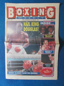 Boxing Weekly Magazine - 21/2/90 - Mike Tyson & Buster Douglas Cover - Picture 1 of 5