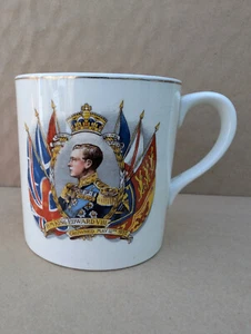 Edward Eighth Coronation Mug Made In England Antique Vintage VIII 8th Historic - Picture 1 of 5