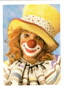 Vintage - Clown Greeting Card Deborah Gilbert Ischabibble "Natasha" - BD - Picture 1 of 2