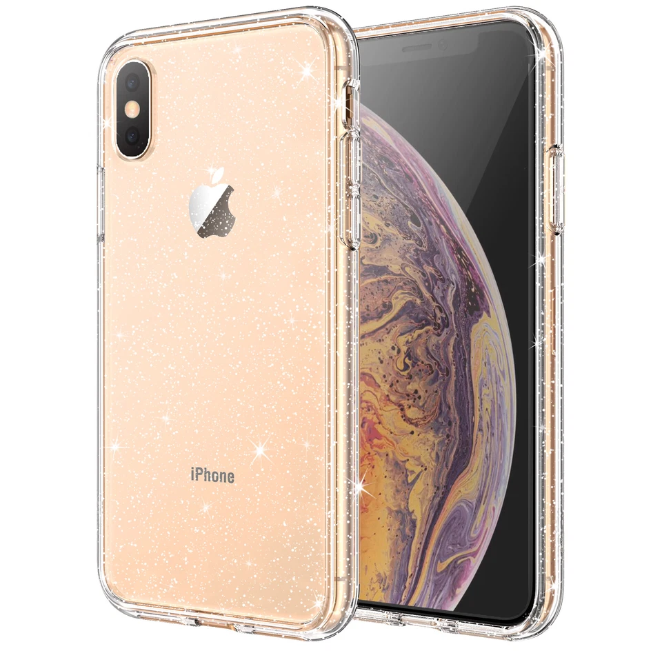 JETech Glitter Case for iPhone Xs and iPhone X, 5.8-Inch for Women and Girls - Image 1 of 1