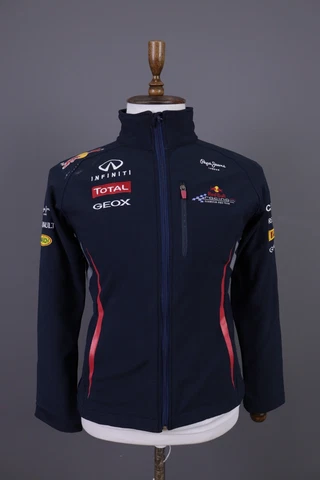 RED BULL Racing F1 Team Pepe Jeans London Full Zip Soft Shell Jacket Size M Cover