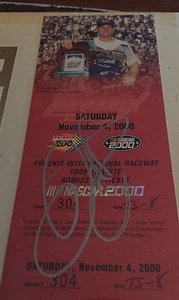 Dale Earnhardt Jr Autograph signed 2000 Outback 200  Suite Ticket Signed - Picture 1 of 1