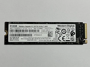 Western Digital PC SN730 SDBPNTY-512G-1016 512GB SSD M.2 2280 NVMe PCIe 3.0 x4 - Picture 1 of 7