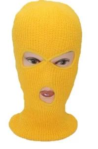 3 Hole Full Face Mask Ski Mask Cap Balaclava Outdoor Winter Beanie Tactical Hat - Picture 1 of 72