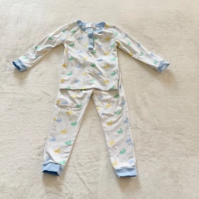 Cecil and Lou Kids 2T Pijama Manga Larga Conejito Henley Top Pantalones Conjunto No Usado Foto 1 de 4