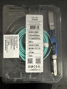 GENUINE CISCO 25G Base Active Optical SFP cable 7M SFP-25G-AOC7M NEW SHIPS FREE! - Afbeelding 1 van 2