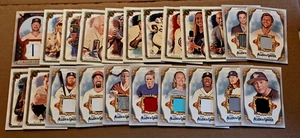 Lot of 101 Different Allen & Ginter Game Used Jersey Bat Cards with Stars - Picture 1 of 6