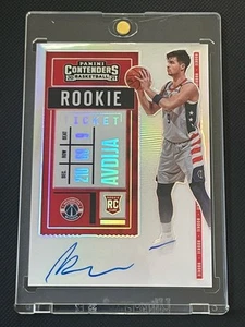 Biglietto Contenders Rookie Deni Avdija 2020-21 Holo On-Card RC Auto #137 Blazers - Foto 1 di 2