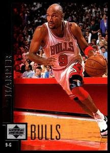 1998-99 Upper Deck Ron Harper Bulls G Base Card #196 Black Foil 90s Champs - Picture 1 of 3