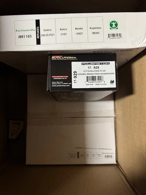 PowerStop KOE3038 Front Brake Kit Rotors & Ceramic Pads for Subaru Baja, Foreste - Image 1 of 2