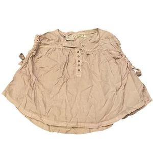 We The Free Free People Dusty Pink Storm Summer Love Oversized Henley Top Gr. XS - Bild 1 von 10