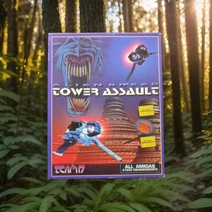 Amiga Alien Breed Tower Assault Game - Big Box Version+Manuals M283 - Picture 1 of 9