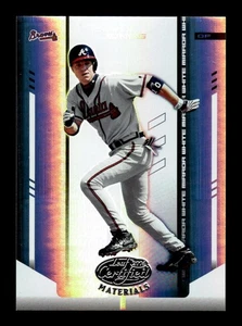 2004 Leaf Certified Materials #41 Chipper Jones Mirror White #/100 - Picture 1 of 2