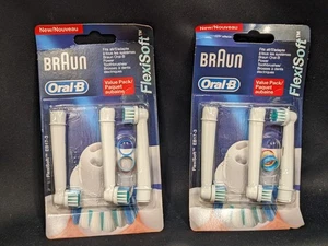 6 Braun Oral-B Flexisoft Flexi-Soft Ersatz-Zahnbürstenköpfe Nachfüllpack EB 17-3 - Bild 1 von 2