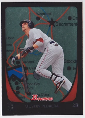 2011 Bowman Internation #26 Dustin pedroia Boston red sox - Image 1 of 2