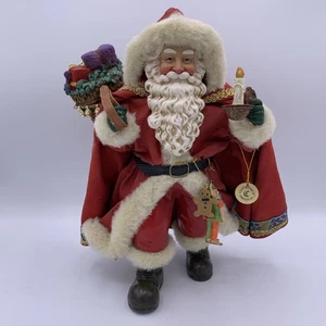 Vintage 1997 Clothtique Possible Dreams Weihnachtsmann Figur "Winter Wanderer" Weihnachten - Bild 1 von 9
