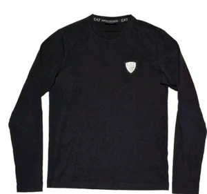 EA7 EMPORIO ARMANI- REGULAR FIT - LONG SLEEVE T SHIRT - SMALL - Picture 1 of 7