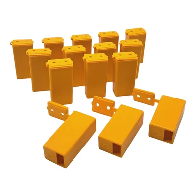 Tupperware Toothbrush Covers Travel Camping & Home Yellow Lot of 15 NOS - Image 1 of 4