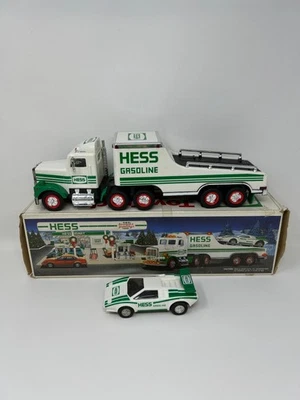1991 Hess Toy Truck With Racer by Hess - Image 1 of 4