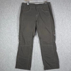 Kuhl Women's Pants Size 12 Short Gray Heavy Duty Utility 6 Pockets - Picture 1 of 9