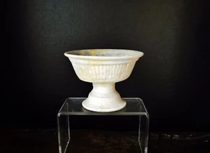 Song Dynasty Chinese shipwreck large Yue kiln celadon porcelain stem bowl 海捞越窑高足 - Picture 1 of 9