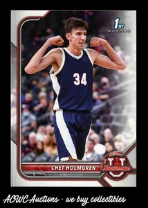 2021-22 Bowman University #38 Chet Holmgren - Picture 1 of 2