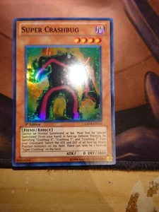 Yugioh Super Crashbug GENF-DE012 Super Rare 1. Auflage - Bild 1 von 2