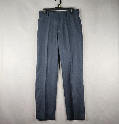 Jack Nicklaus Golf Pants Mens 31x31 Tag 32x32 Blue Check Flat Front Casual - Image 1 of 4