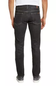 NUEVO CON ETIQUETAS 7 FOR ALL MANKIND Hombre Calce Ajustado Pierna Recta Jeans Talla 40 en La Brea - Imagen 1 de 12
