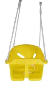 Childrens Outdoor Plastic Replacement Garden Baby Swing Seat Yellow 360 x 300mm - Picture 1 of 5