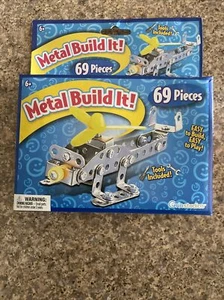 Metal Build It Buggy Car Kit By Grin Studios 73 Pieces New In Box Tools 6+ - Picture 1 of 2