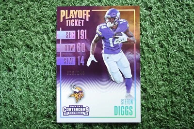 Stefon Diggs 2016 Panini Contenders #38 Playoff Ticket /249 - Image 1 of 2
